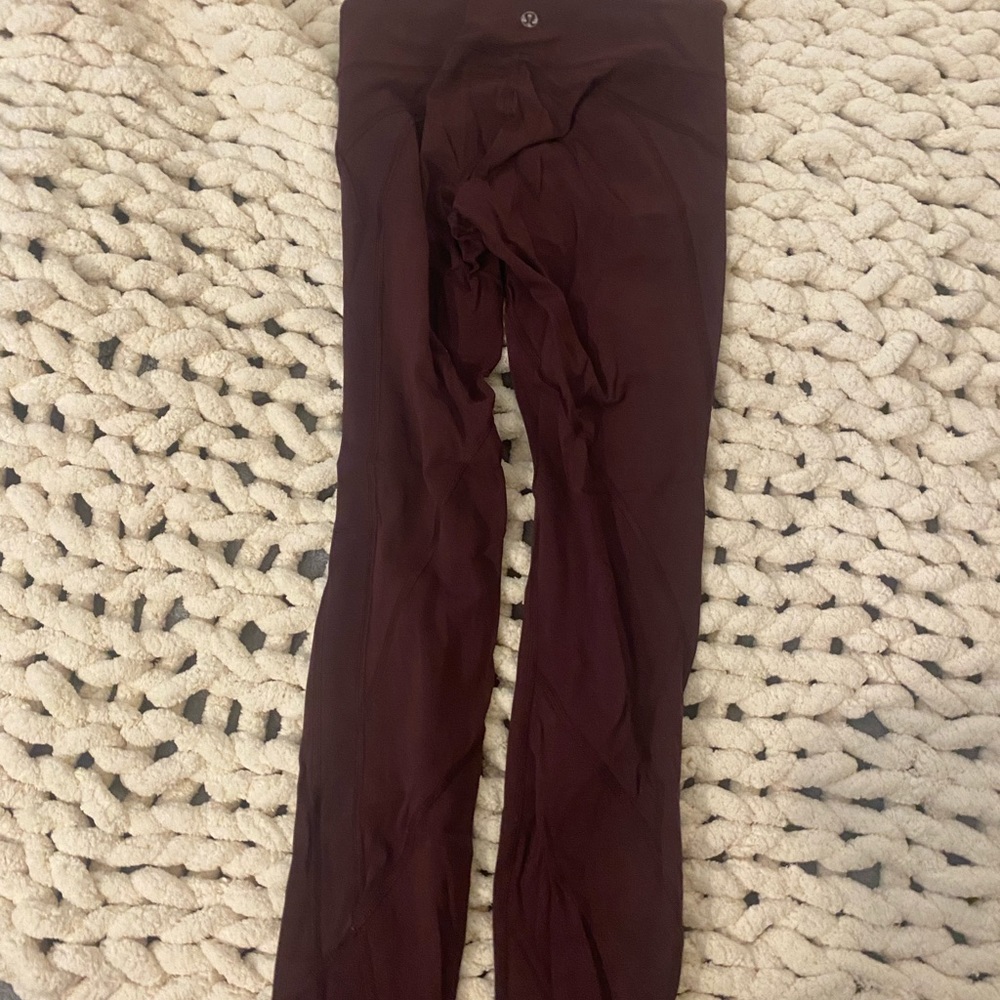 Lulu lemon maroon leggings